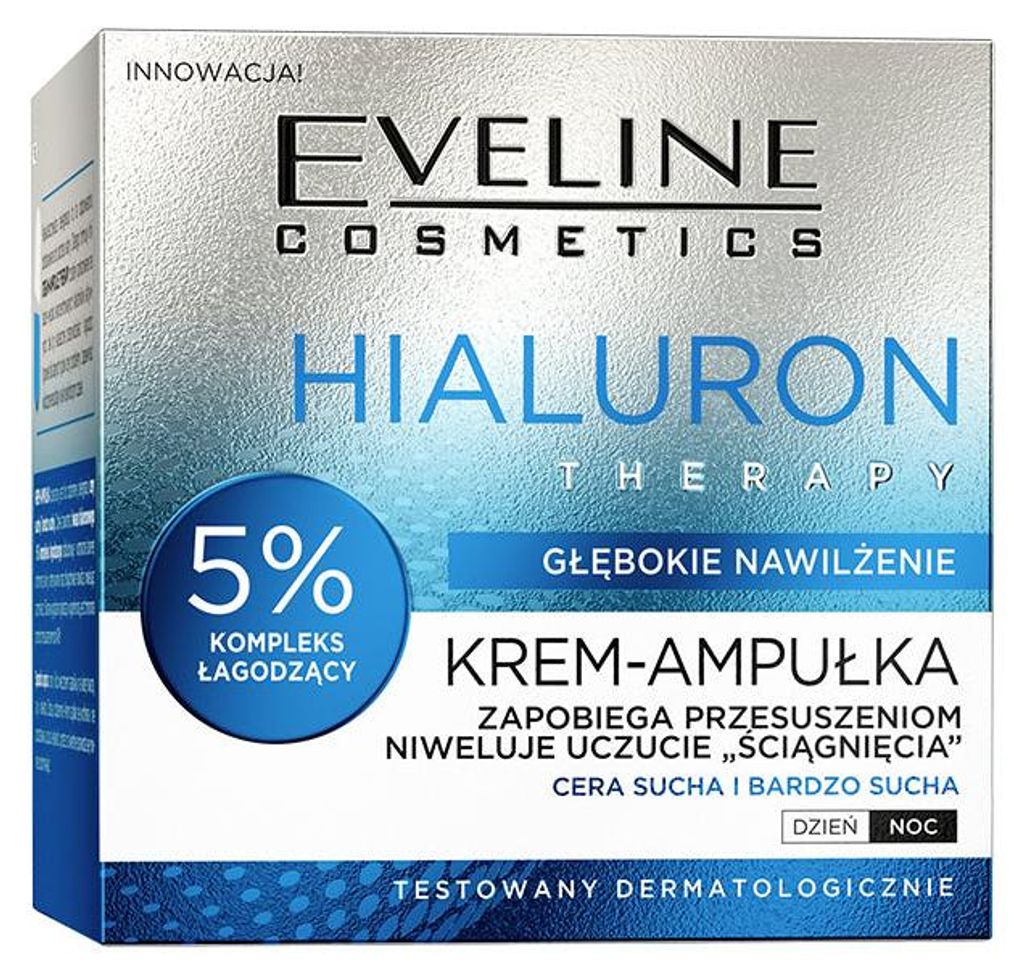 Eveline Cosmetics Krem-Ampulle – feuchtigkeitsspendende, beruhigende Gesichtscreme