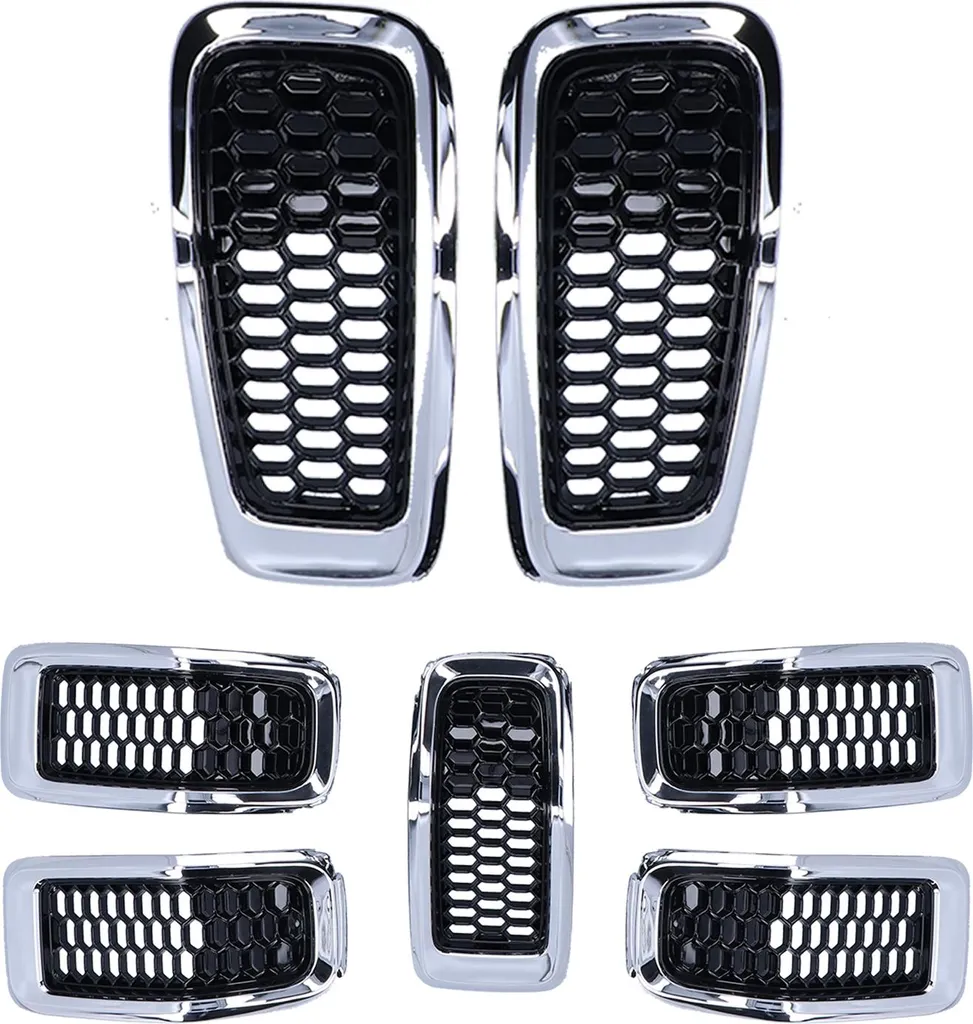 Accessoires de calandre Jeep Cherokee 2014-2018 pour tuning - 3