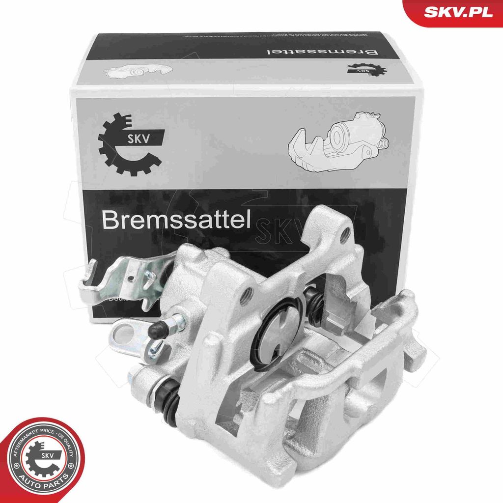 zacisk hamulca z jarzmem tylny lewy,AUDI SEAT SKODA VW,5K0 615 423