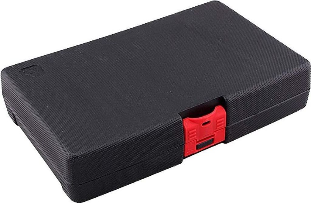 12-teiliger Ratschen-Schlüsselsatz mit festen Maulschlüsseln 8 bis 19 mm - Chrom-Vanadium, 5° Rückstellwinkel Ratsche mit 72 Zähnen