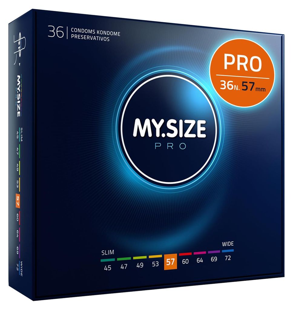 MY.SIZE PRO Preservativi Elite taglia 4, 57 mm, 36 Pezzi, Immagine del prodotto 