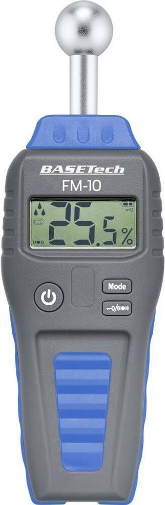 Basetech FM-10 Materialfeuchtemessgerät Messbereich Produktbild 