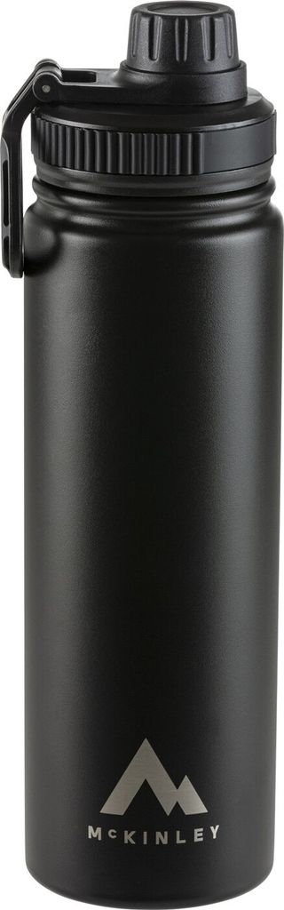 McKINLEY Trinkflasche Vacuum 660ml Schraubverschl BRAUN MIT MOTIV 0,65