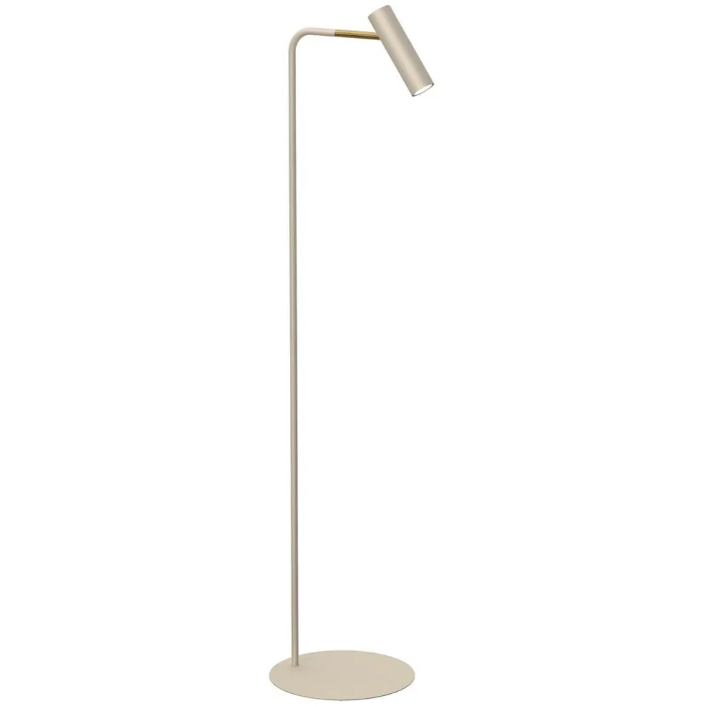 Lampadaire moderne finition crème Axion Luminex, douille GU10 8W