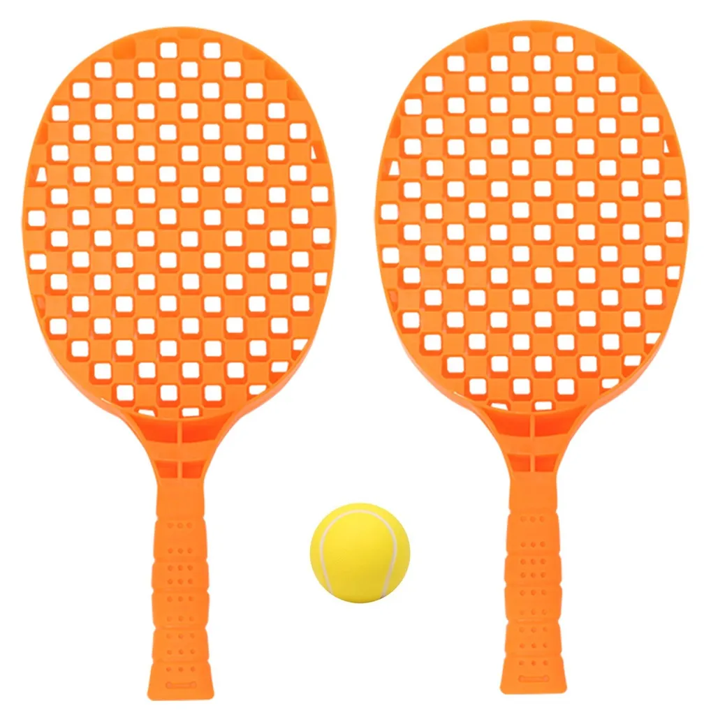 Volants de badminton d'intérieur orange pour jeu d'appartement