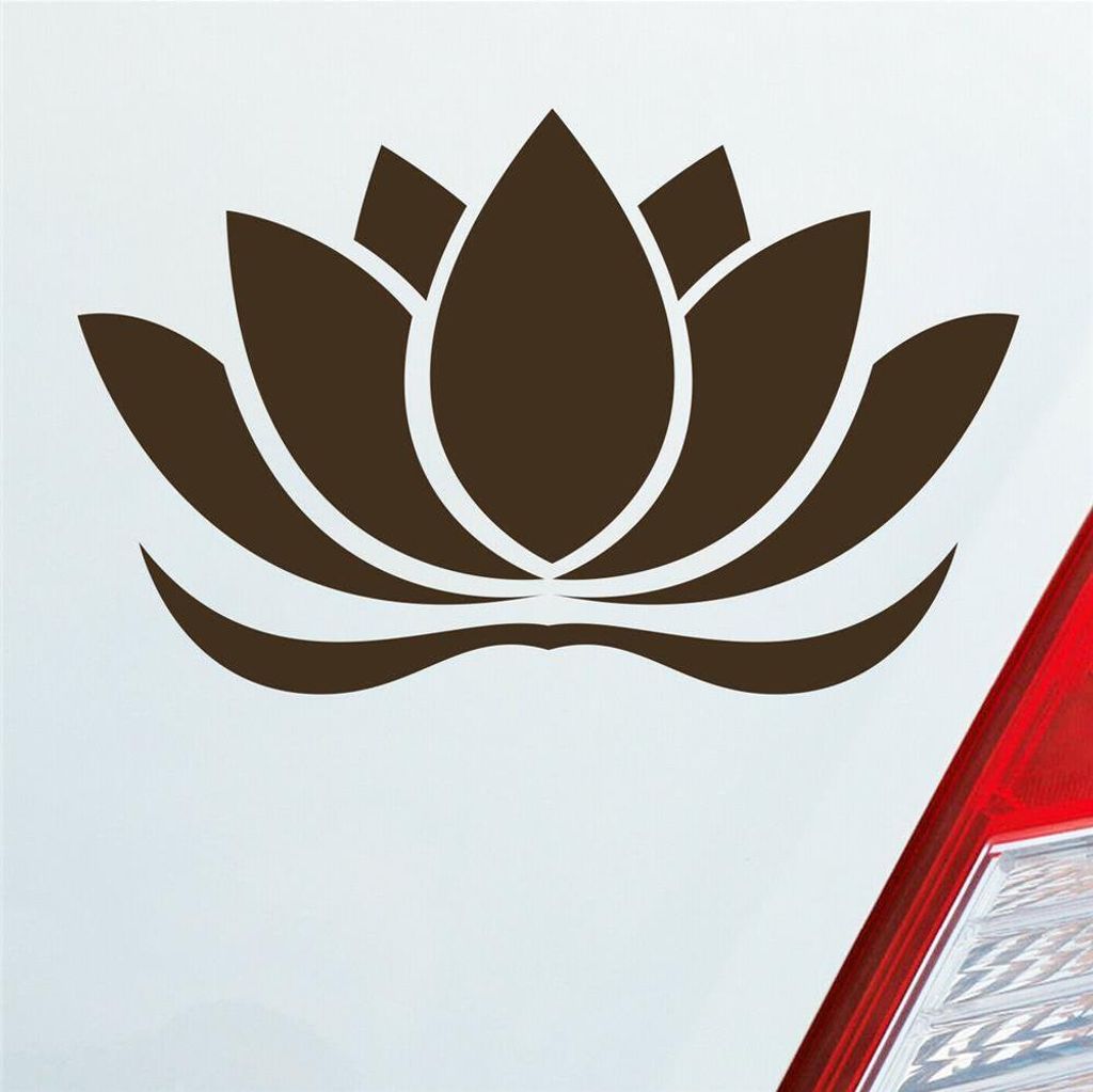 Auto Aufkleber Lotusblüte Lotus Blüte Blume Pflanze Seerose Produktbild 