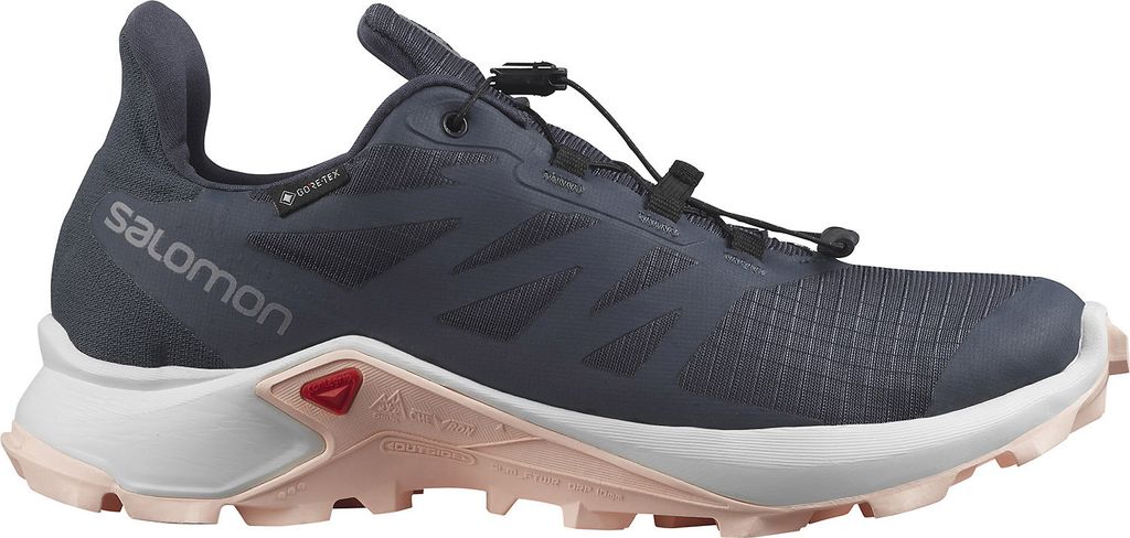 SALOMON Laufschuh Salomon Supercross 3 GTX Damen India India Ink/Vanilla Ice/Peac 40.5
