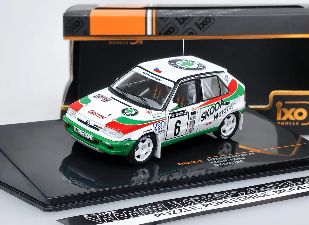 Modèle réduit Škoda Felicia Kit Car RAC 1996 IXO 1:43 cadeau pour passionné