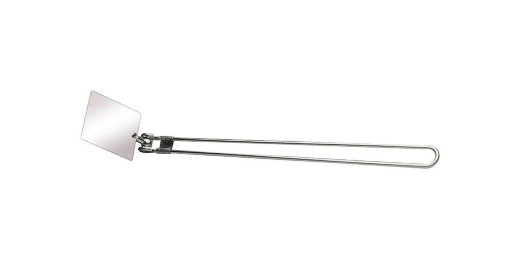 Miroir à souder manuel avec tige L70xH1xL80mm pour soudure de précision