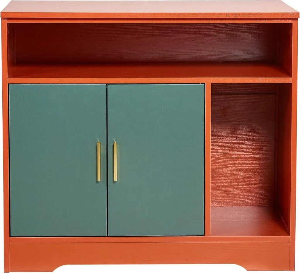 Maison de toilette chat design armoire en bois 79cm avec rangement haut