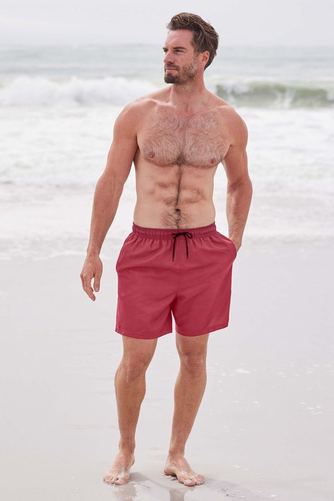 Mountain Warehouse - "Aruba" Badeshorts für Herren MW2438 (XXS) (Dunkelrot)