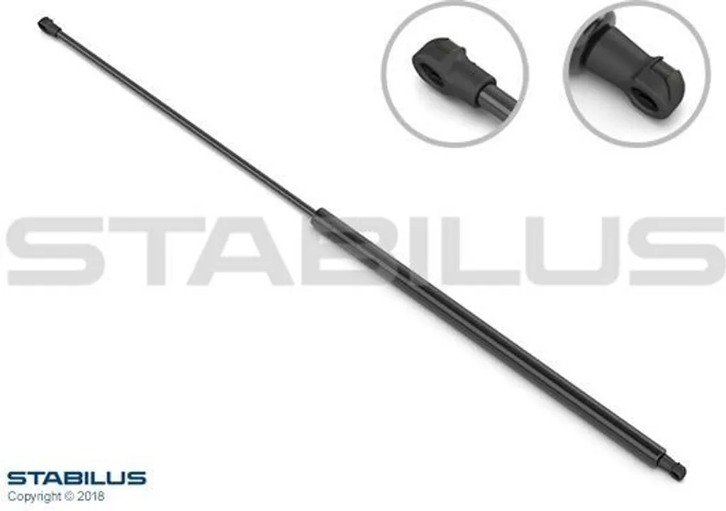 Vérin de hayon renforcé Stabilus 019856 pour Toledo III 5P5 827 550 A