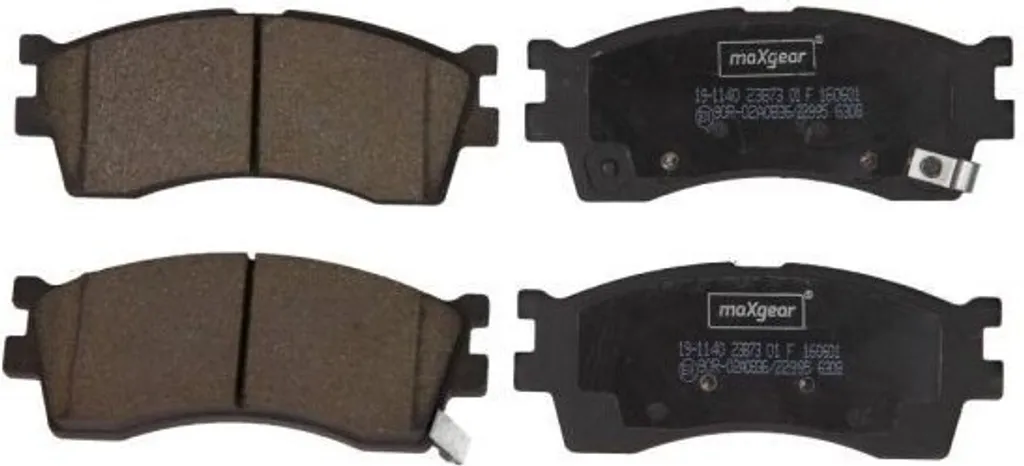 Plaquettes de frein MAXGEAR 19-1140 OE 0K2N13328Z pour Rio et Cerato
