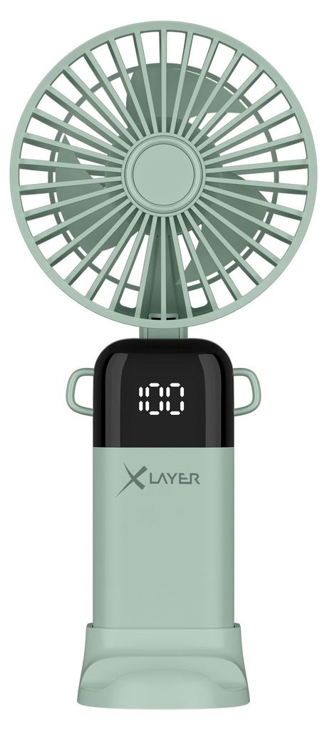 Xlayer Handventilator klappbar/wiederaufladbar mit Produktbild 
