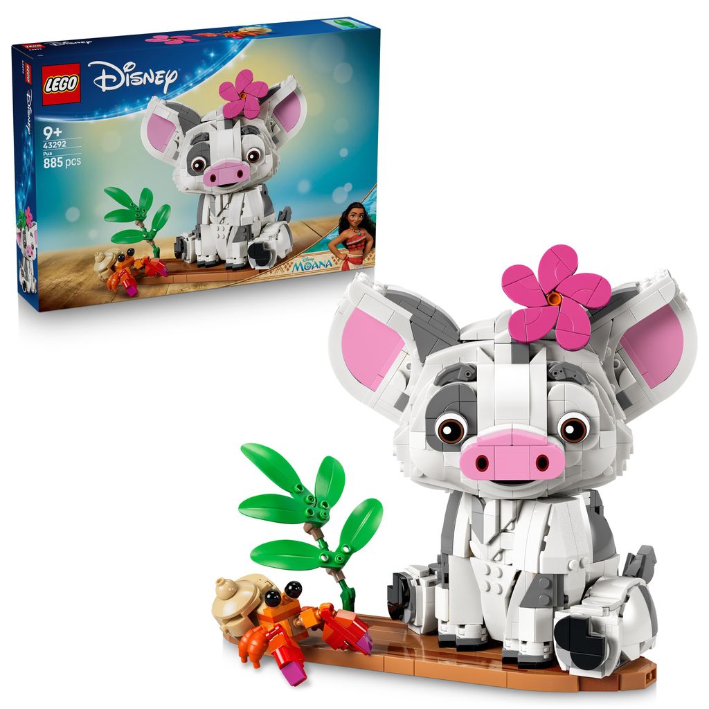 LEGO | Disney Vaiana Pua - Spielzeug Schwein mit Blume, Produktbild 