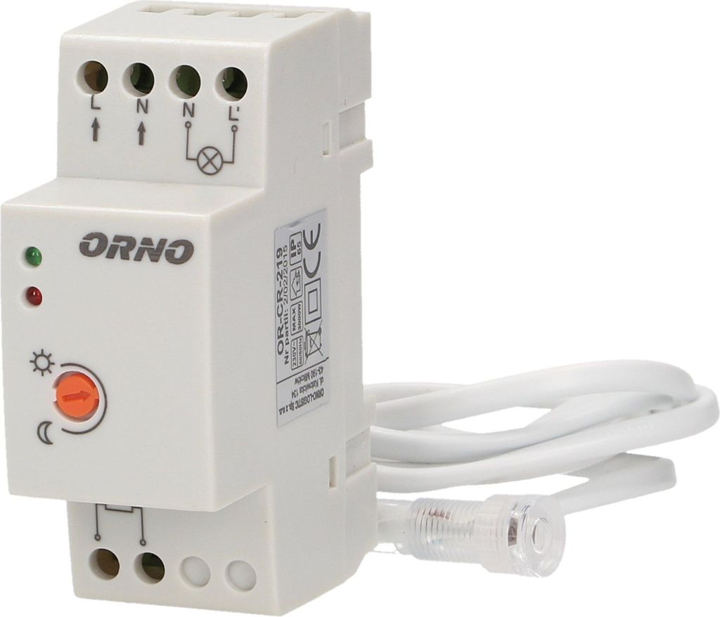 Orno CR- 219 Dämmerungsschalter Aussen mit Externer Sonde DIN IP65