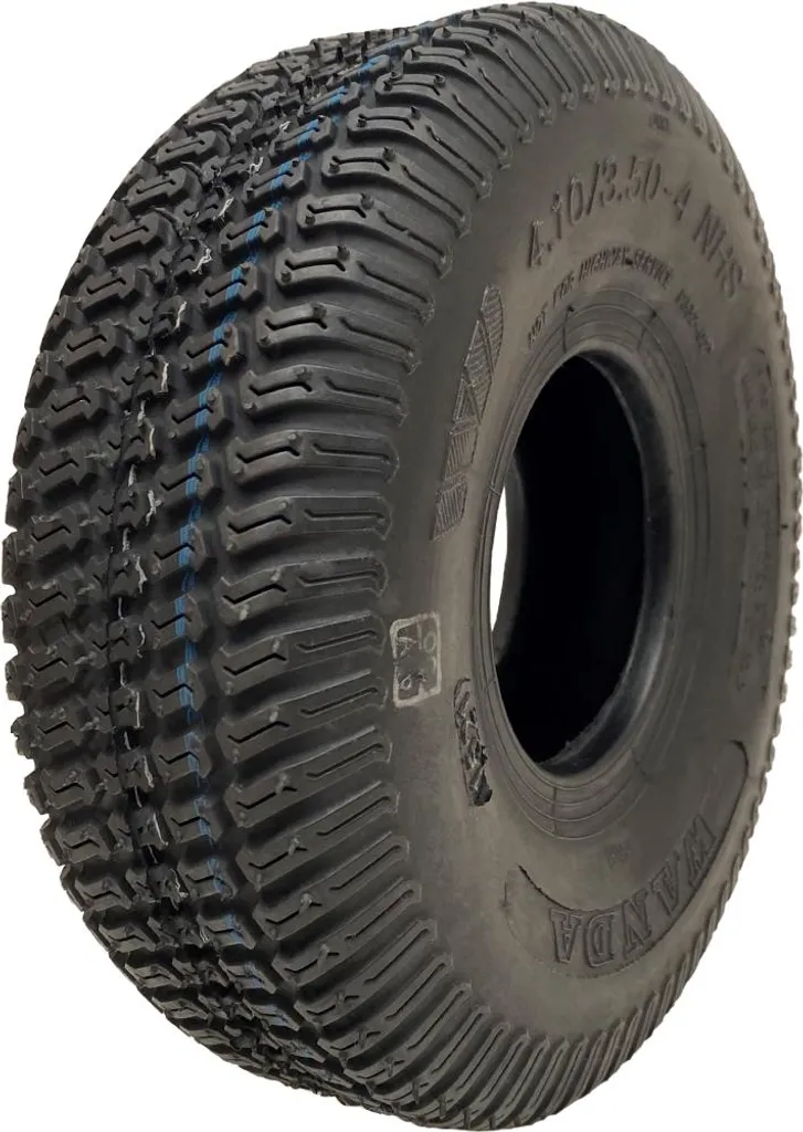 Pneu Anti-Crevaison 4.10/3.50-4 Renforcé 4 Plis pour Gazon et Jardin