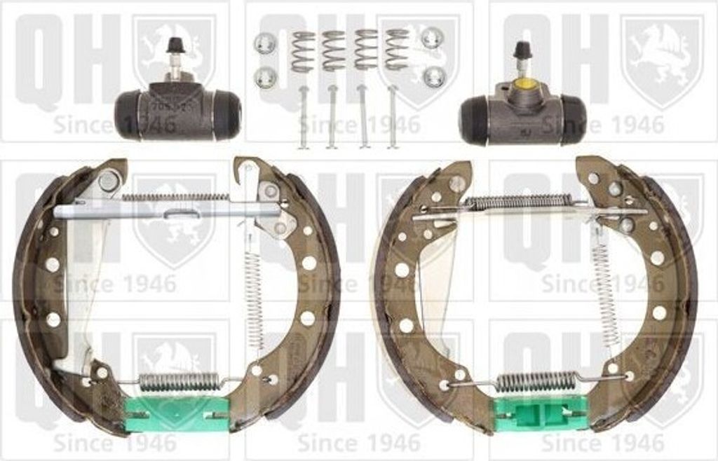 QUINTON HAZELL Bremsbackensatz Trommelbremse Hinten für SKODA FELICIA II (6U1) 200mm BS836K6