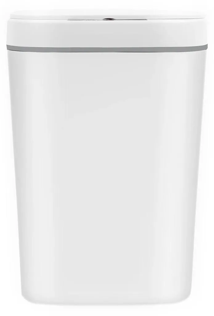 Fini les odeurs avec la poubelle intelligente automatique blanc durable