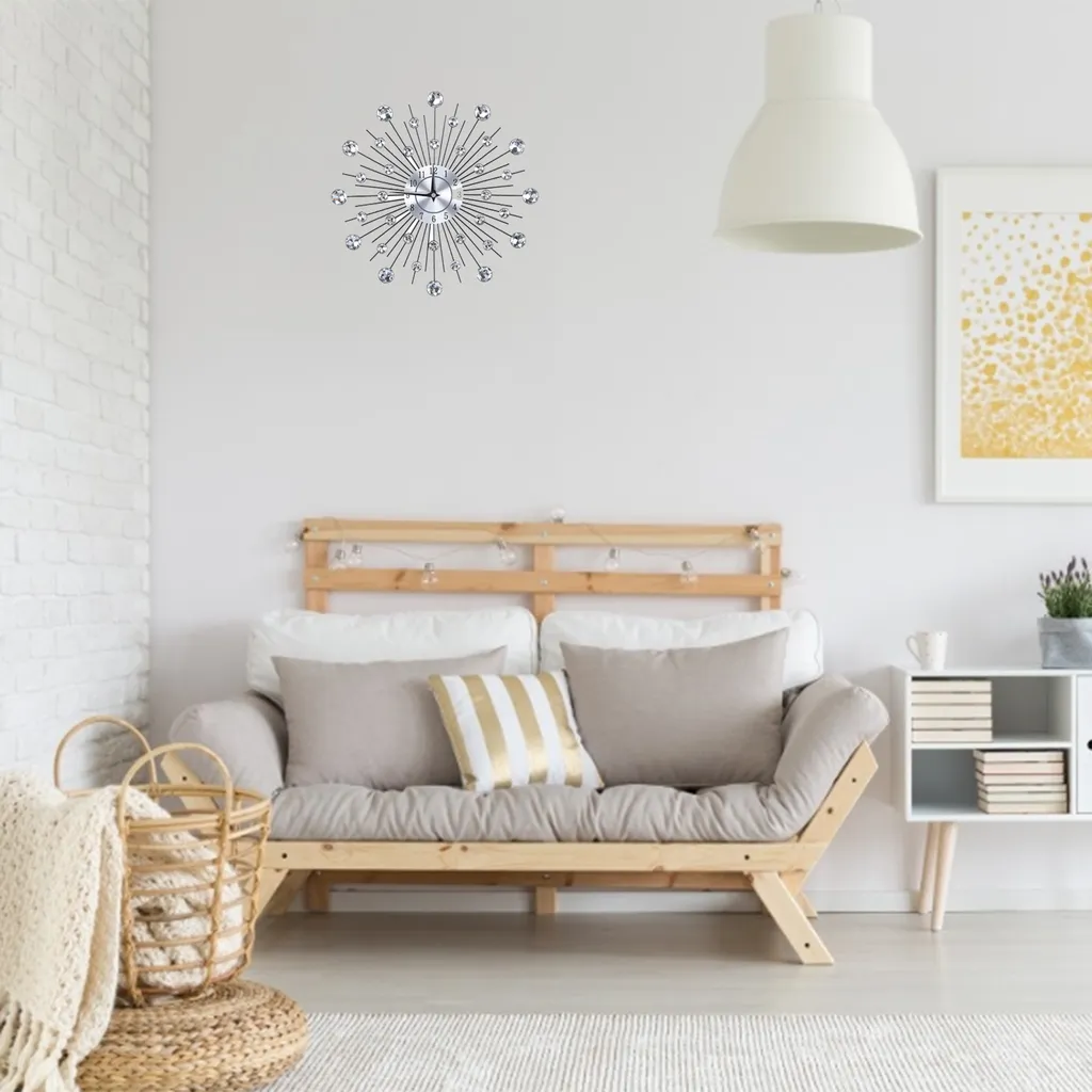 Horloge murale silencieuse pour décorer un mur vide sans tic-tac