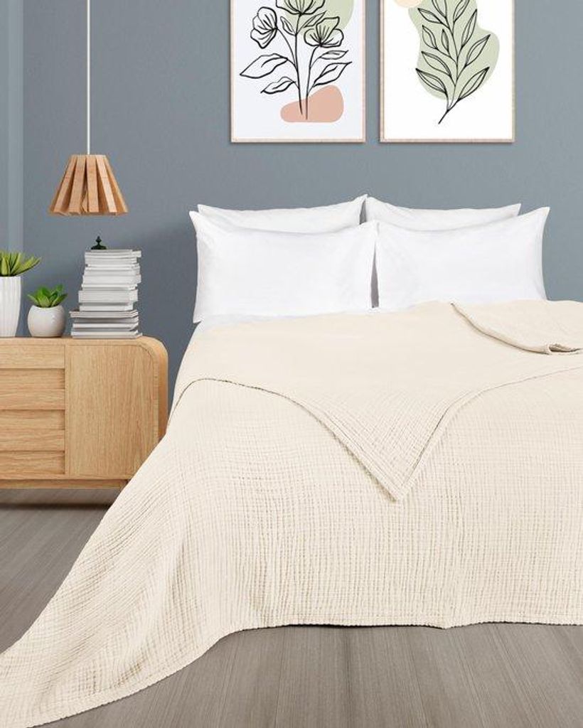 Coperta in mussola di cotone Unyqoos®, 100% cotone, a Immagine del prodotto 