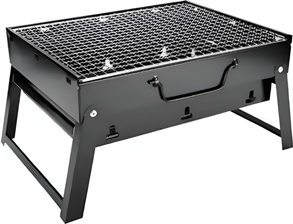 Grill Węglowy Turystyczny Składany Walizka Przenośny Zdjęcie produktu 