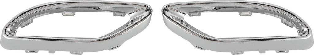 Gloss Chrom Auspuffspitze Abdeckung Ersatz für Mercedes Produktbild 