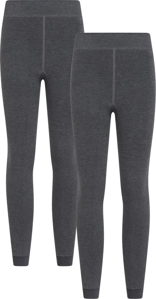 Mountain Warehouse - Thermo-Leggings 2er-Pack für Damen MW2089 (M) (Holzkohle)