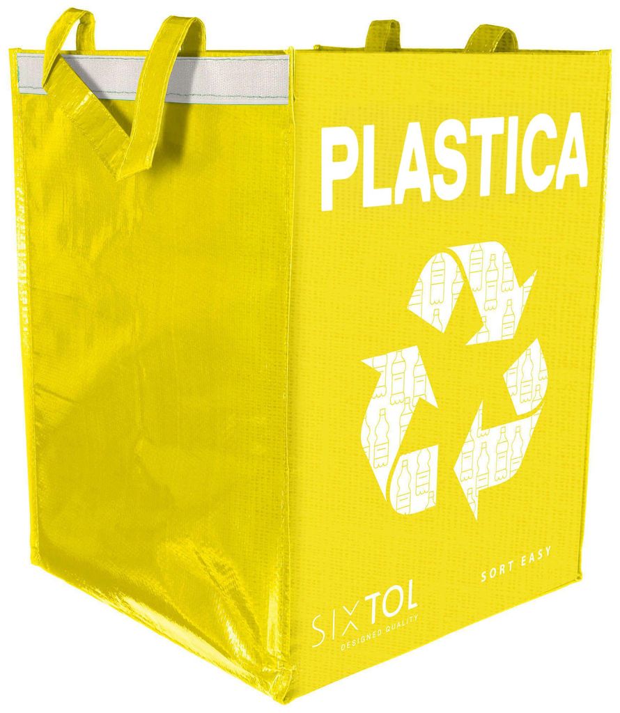Taška na triedený odpad SORT EASY PLASTICA IT, 30x30x40 cm, Obrázok produktu 