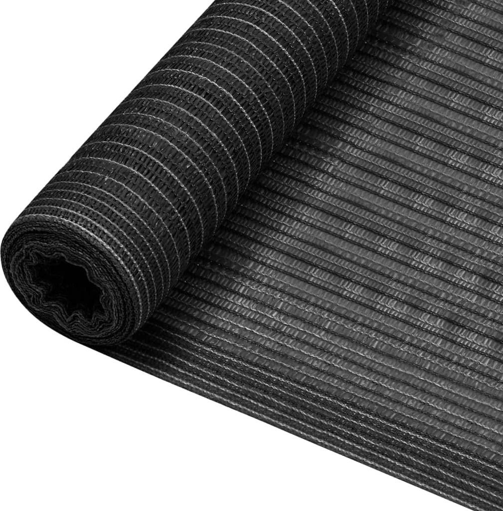 Zaunblende Anthrazit 2x50 m HDPE 150 g/m²