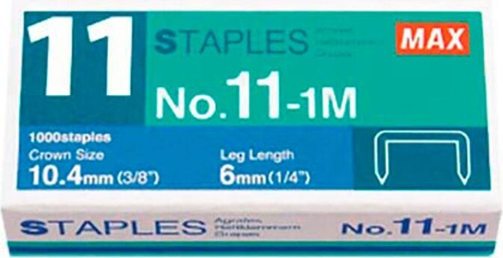 Tronios Heftklammern No. 11-1M 1.000 St. Produktbild 