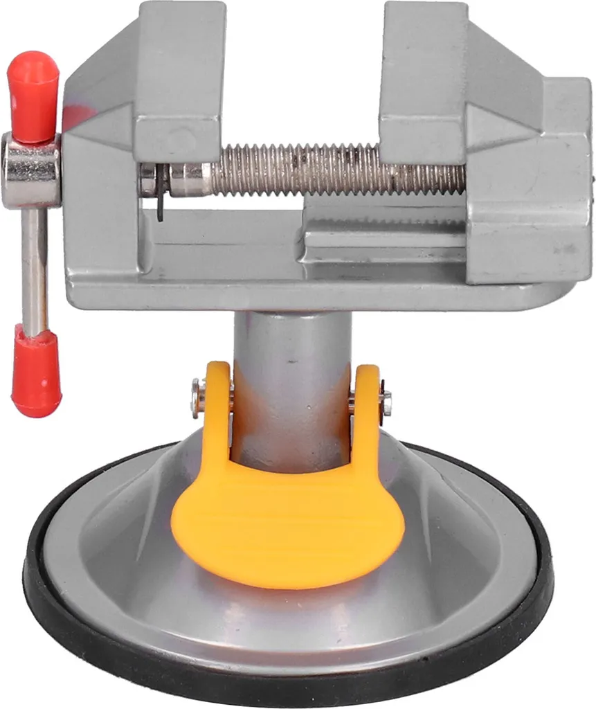Mini Morsa Universale a 360 Gradi | Acciaio 45# con Base a Ventosa - 3