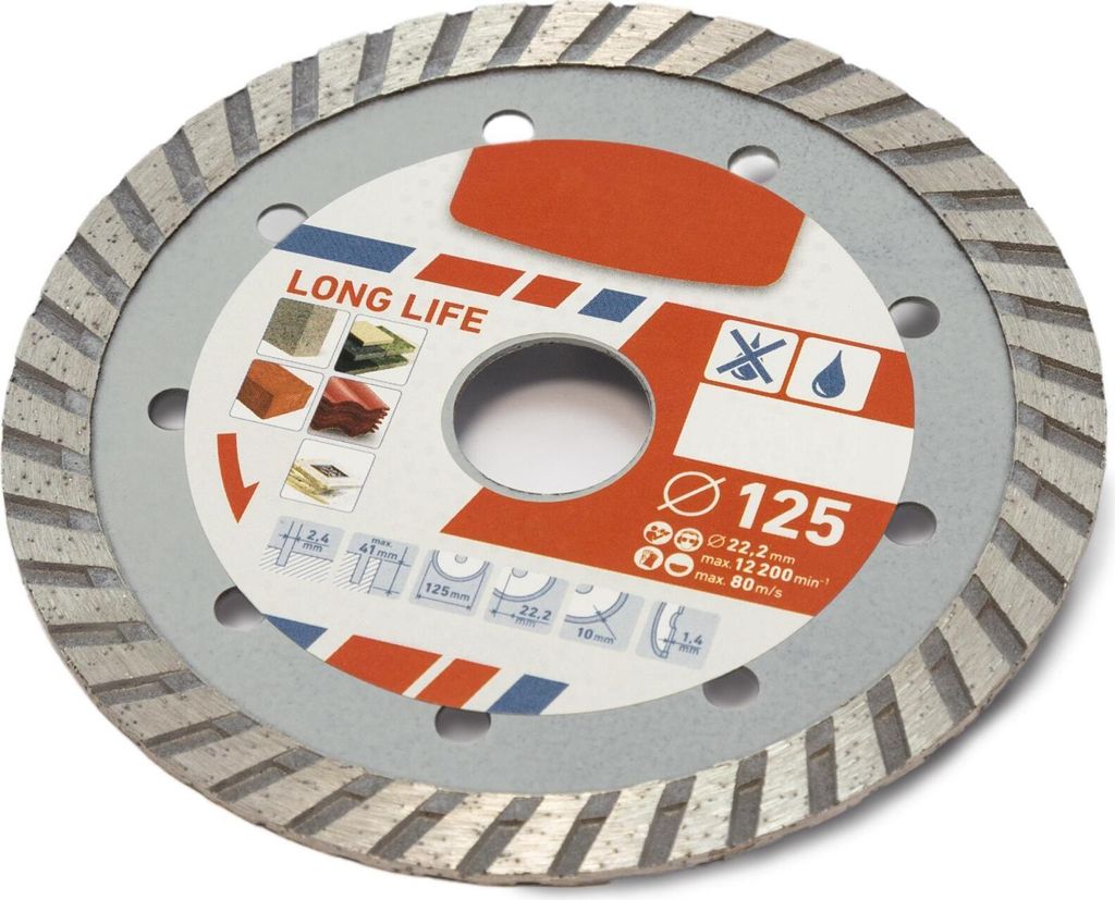 Diamant Trennscheibe 125 mm TURBO PREMIUM
