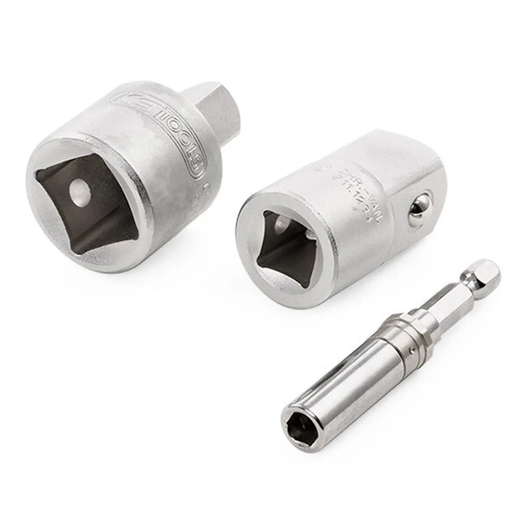 KS Tools 917.0707 Set 7 Pezzi Adattatori e Riduzioni per Bussole Prof - 20