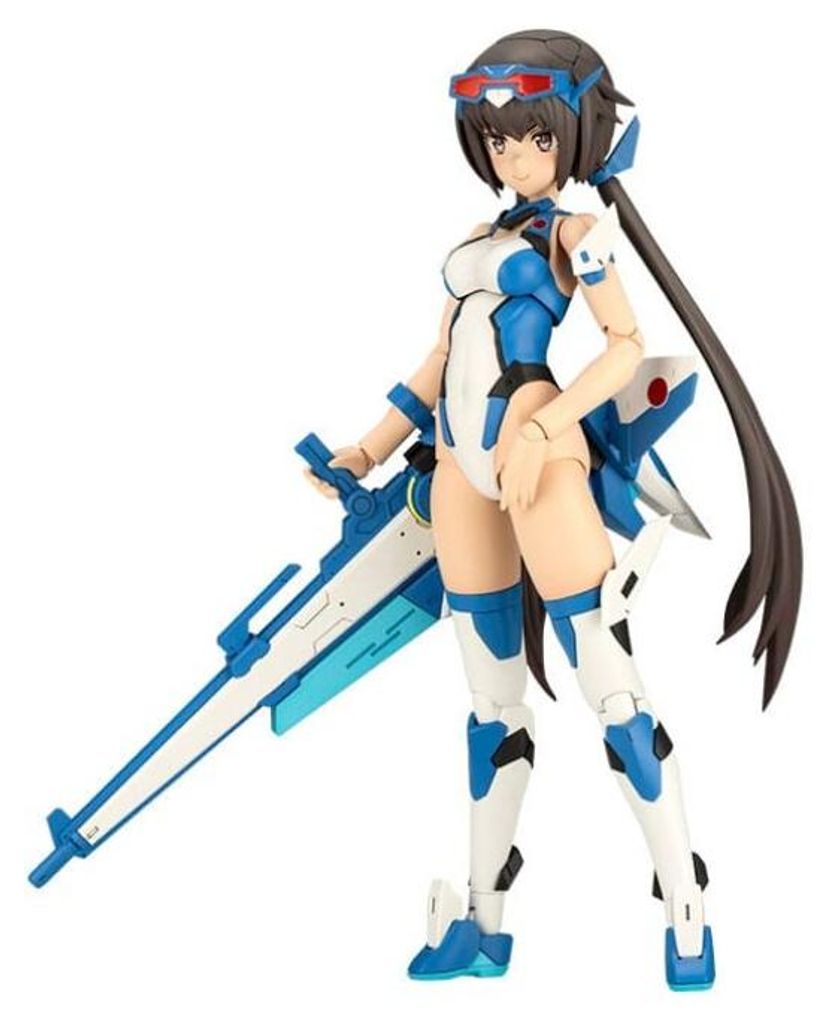 Frame Arms Girl Plastic Model Kit Stylet Swimsuit Blue Impulse Color Ver. 16 cm