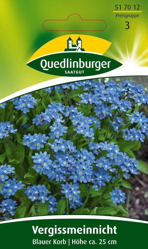 Quedlinburg Forget-me-not Blue Basket - Nasiona kwiatów Zdjęcie produktu 