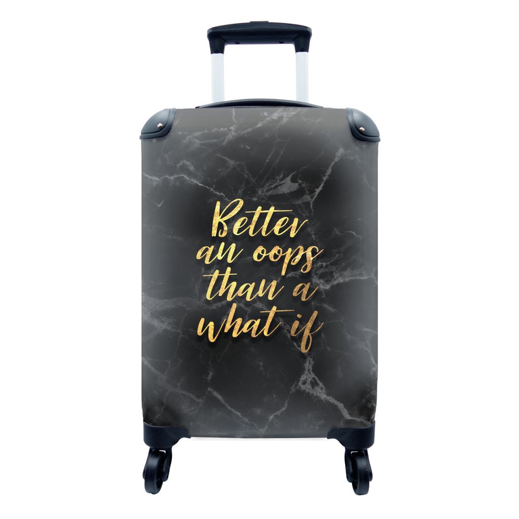 MuchoWow® Koffer Handgepäck Trolley Rollkoffer Kleine Produktbild 