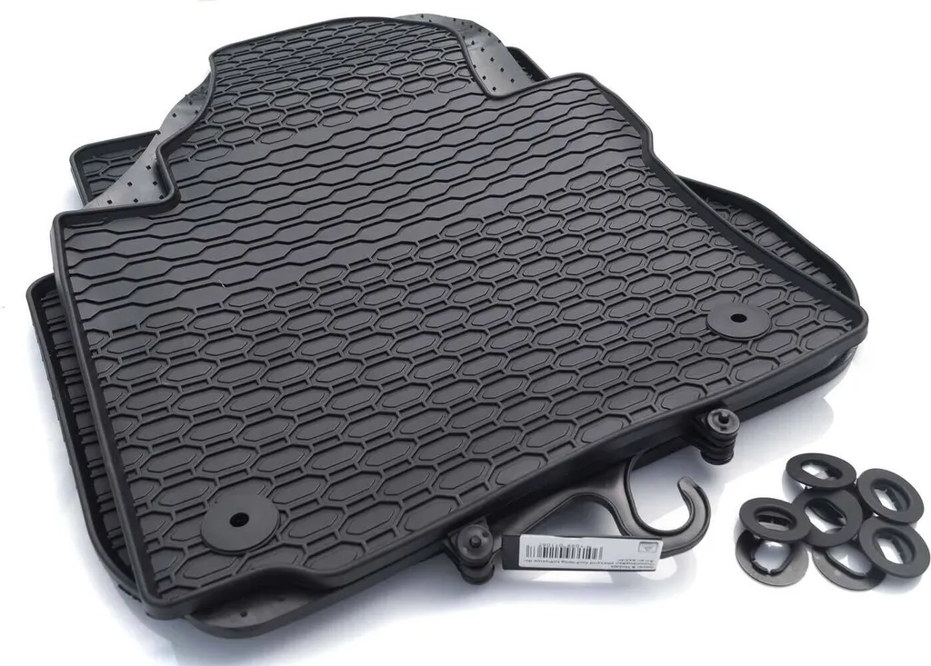Tappetini Gomma VW Passat B6 B7 3C CC - Set 4 Pezzi Inodore e Antiscivolo