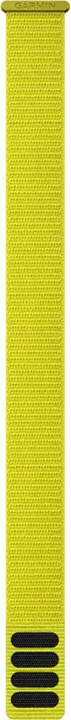Bracelet Garmin UltraFit Jaune 47 mm - Nylon Élastique Ultra Léger D