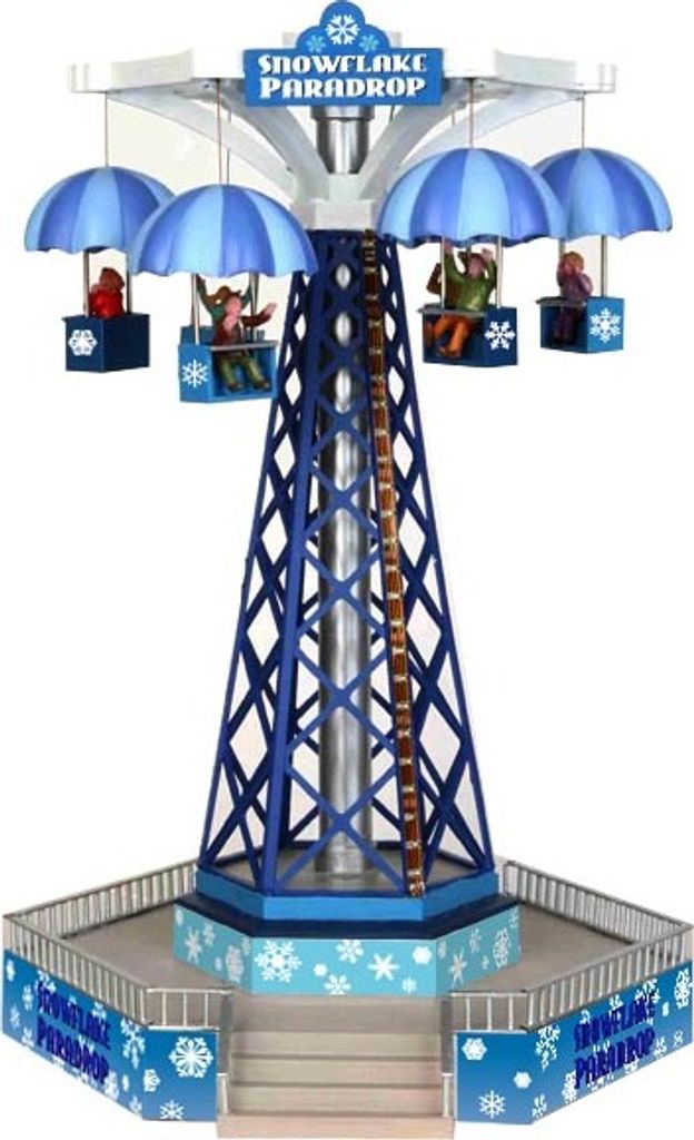 Kersthuisje Snowflake paradrop LEMAX Productafbeelding 