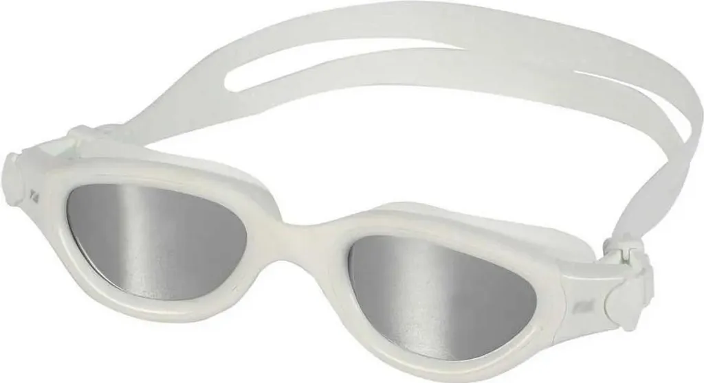 Lunettes de piscine Zone3 Venator-X Blanc pour entraînement et triathlon
