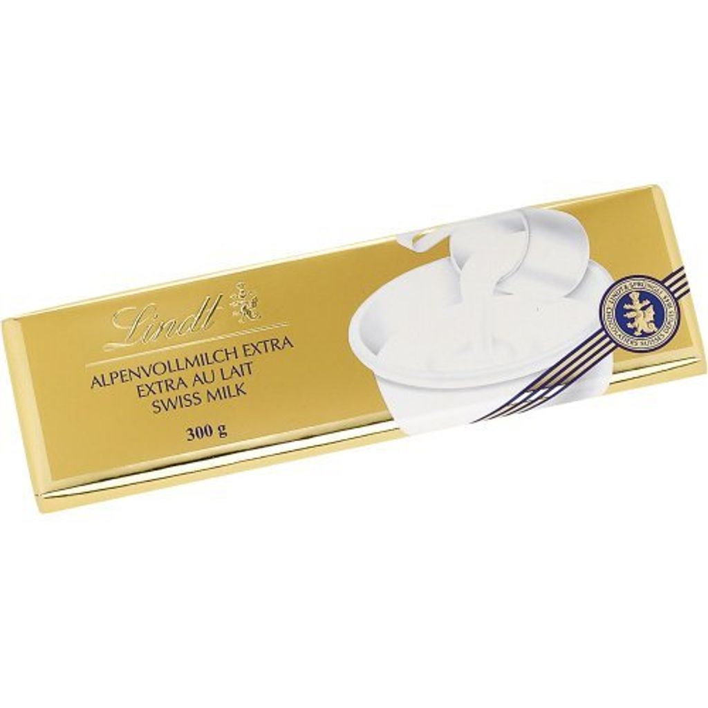 Lindt Goldtafel Milch, Milchschokolade, 300 g, 2242 kJ, 537 Produktbild 