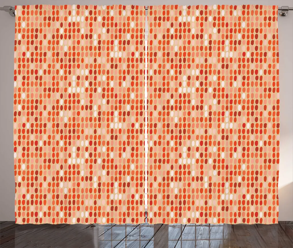 ABAKUHAUS Tenda Mandarino Rustica 280x175 | Motivo Geometrico Cerchi