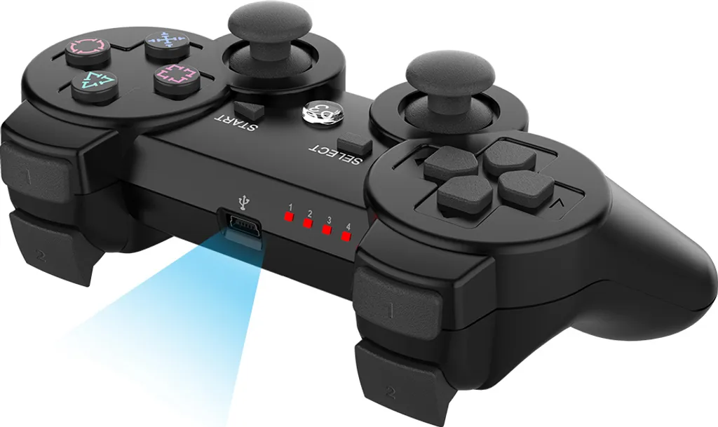 Controller Retoo per PS3 e PC: Joystick Analogico Wireless Dual Shock - 3