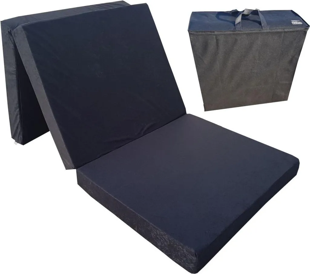 Matelas invité 180x80 cm avec sac de voyage - Lit d'appoint 10 cm 0001
