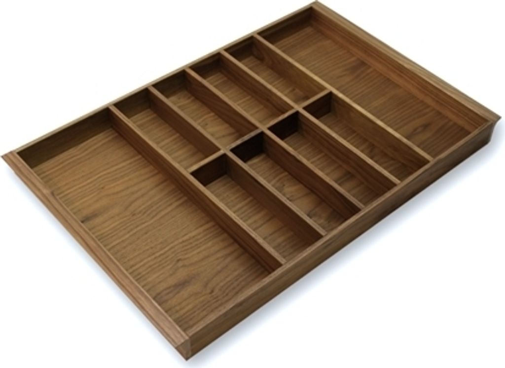 Besteckeinsatz NUSSBAUM 80er Schubl. B 696 x T 472 mm passend für Hettich ProfilPlus 16 mm Schubladen