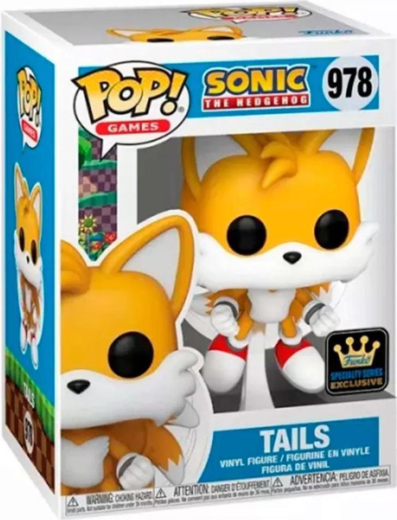 Funko POP Sonic 978 Tails flocked chase Limitowana Figurka Zdjęcie produktu 
