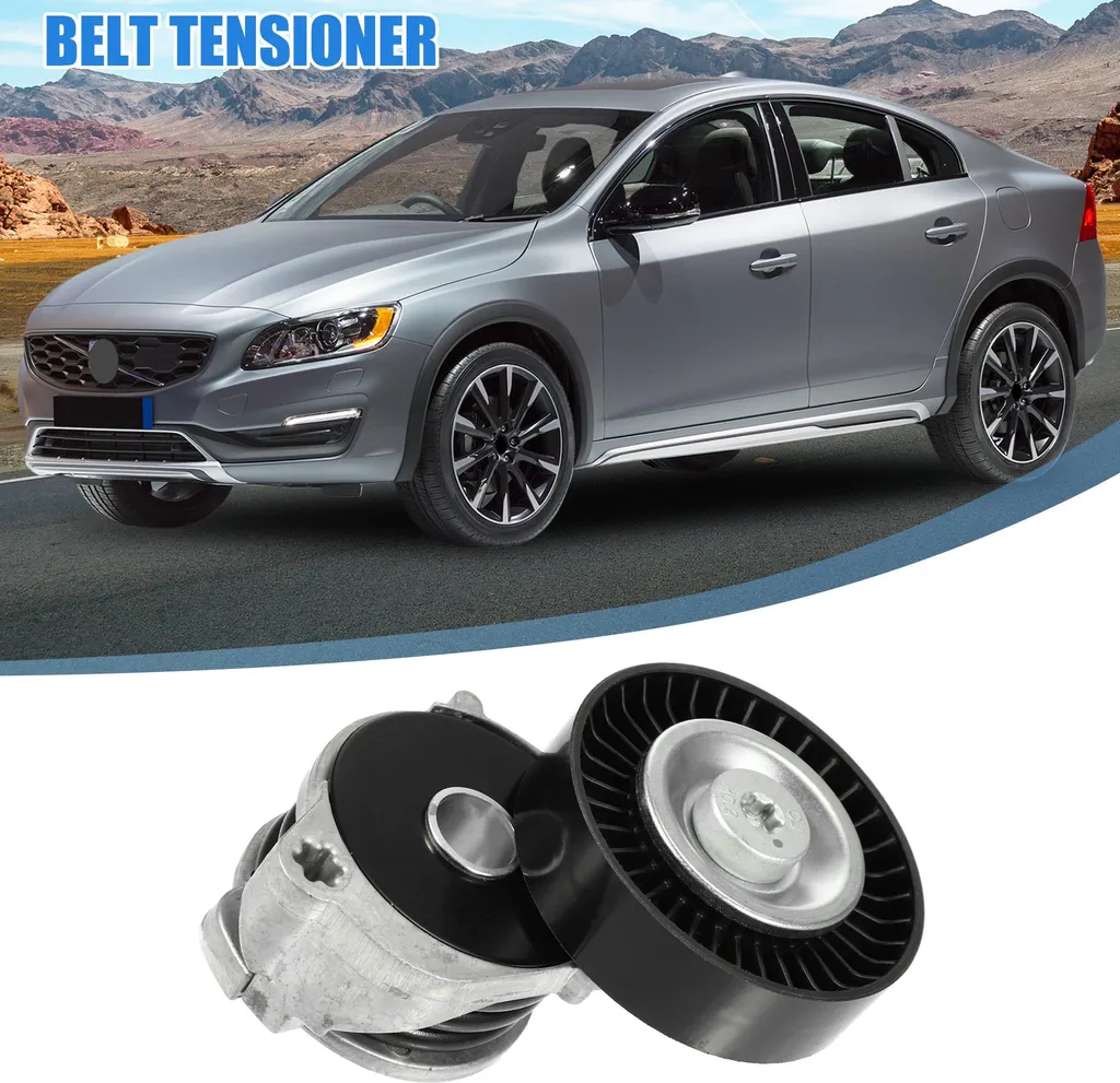 Tendeur de Courroie 534026810 Volvo S60 avec Poulie Acier Renforcé OE