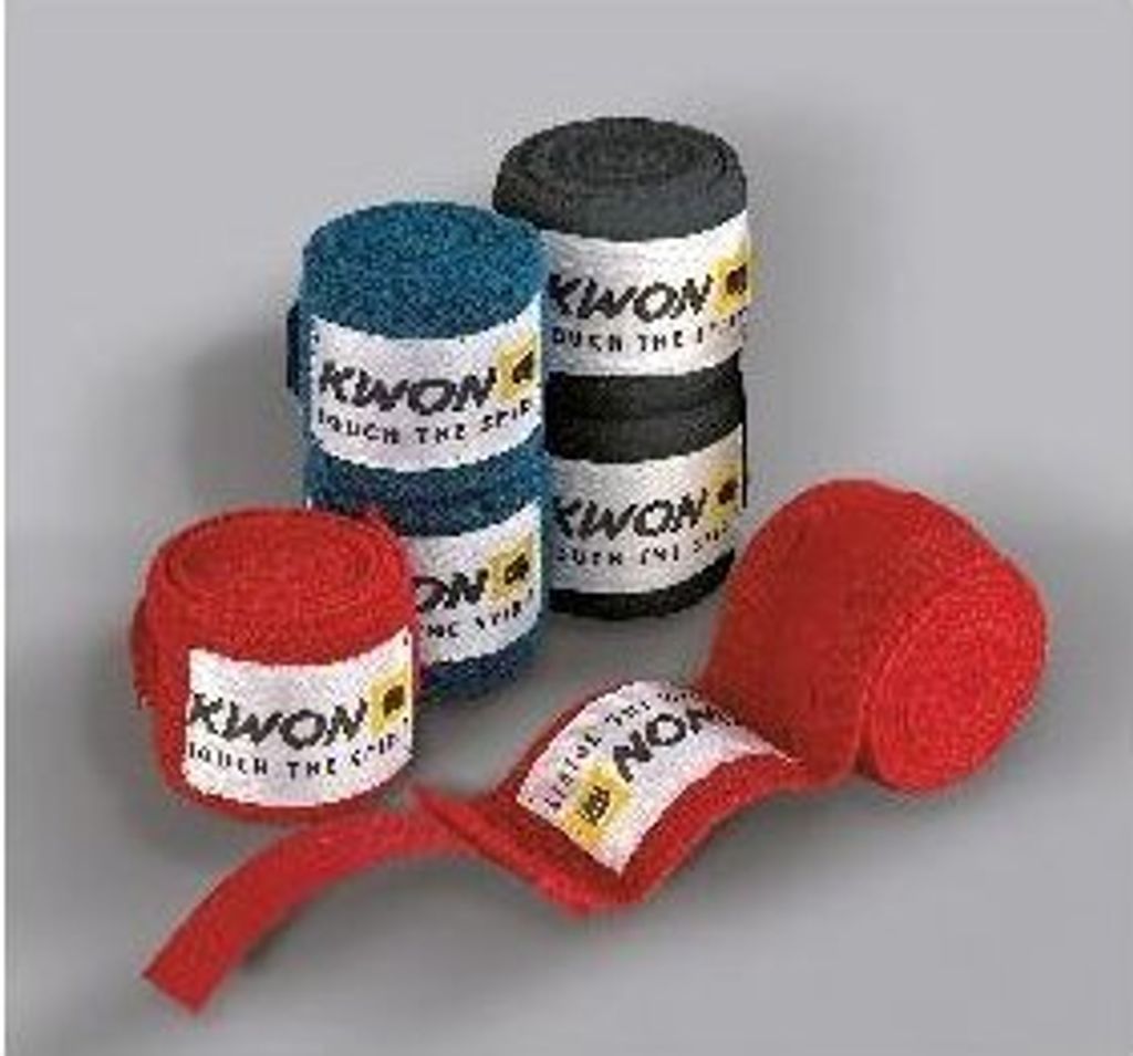 Kwon Boxbandagen 450cm schwarz 5x4.50m