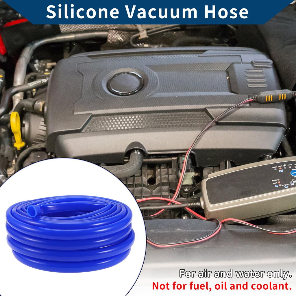 Silikon-Vakuumschlauch für Automobil-Vakuumsysteme Hochtemperatur 50Ft 13/16" 20mm ID 2,5mm Dicke 1 Stück Blau 130PSI Maximaldruck